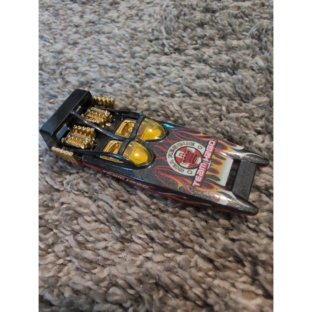 Hot Wheels Showdown Sea Rescue Racing Boat Team H2GO HW City Rescue 1:64 Black